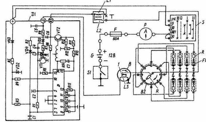 Схема электрооборудования на ГАЗ А - Схема, каталог деталей, стоимость, запчасти (88ed)